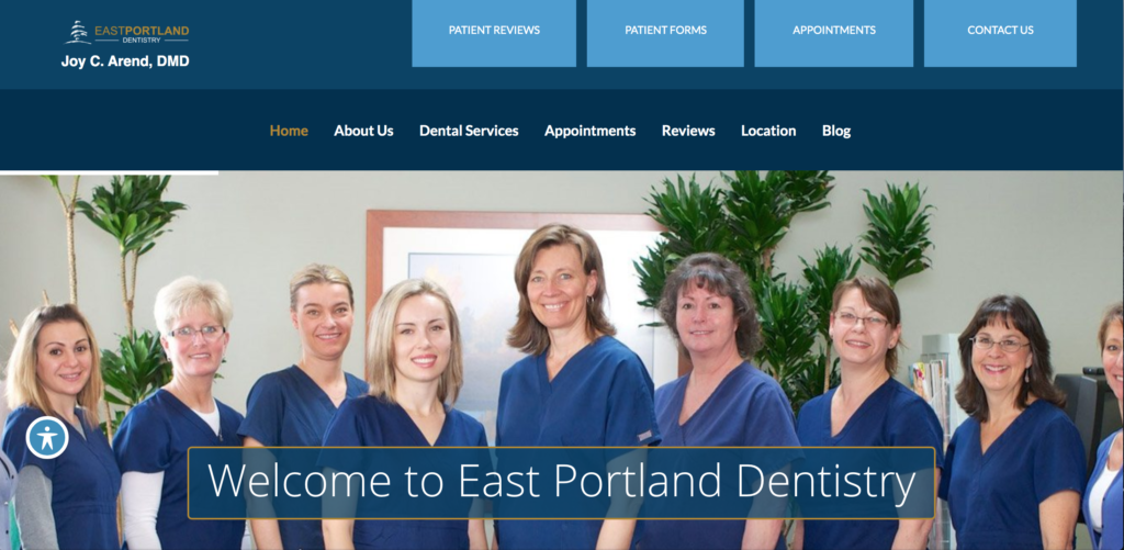 dental practice website